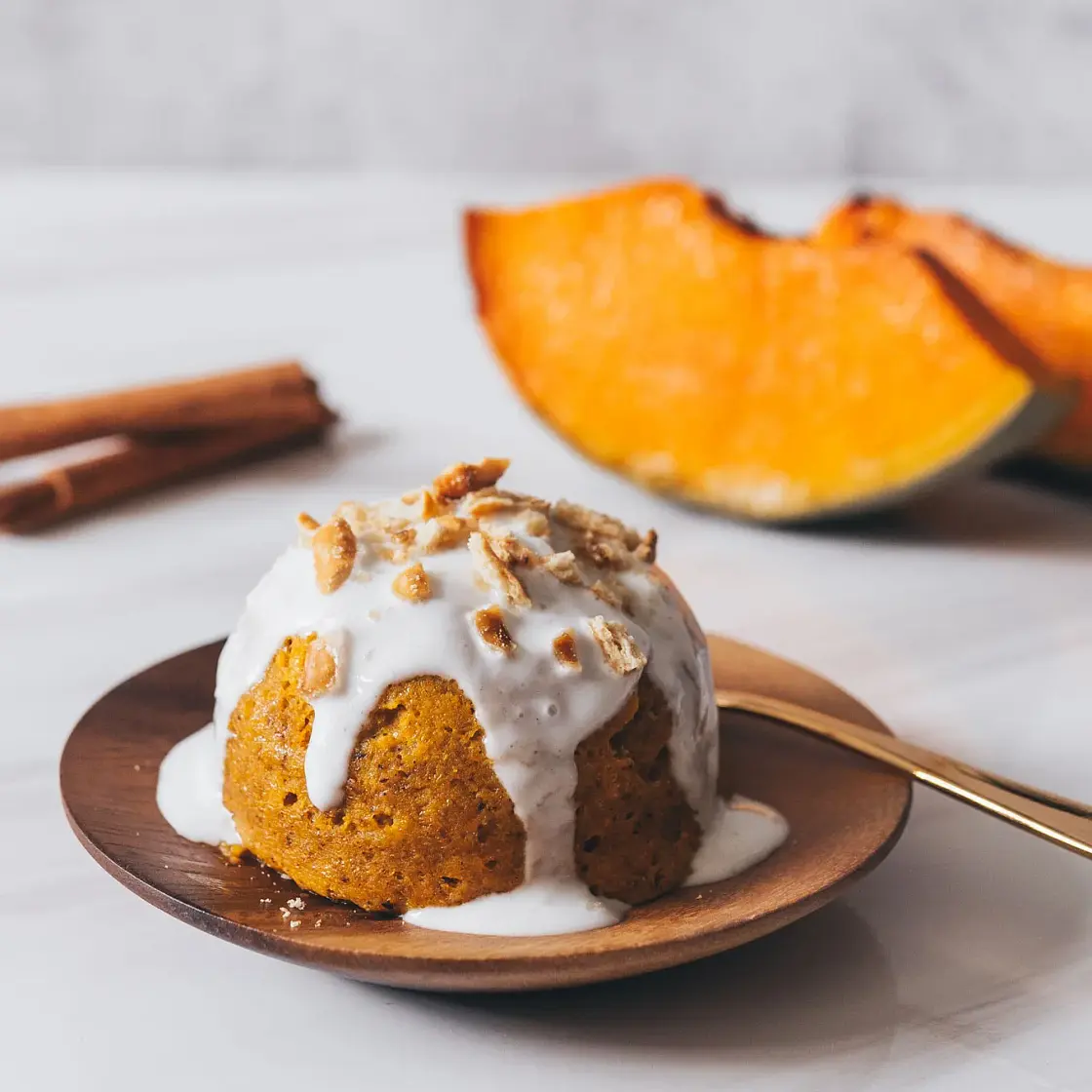 High Fiber Pumpkin Mug Cake