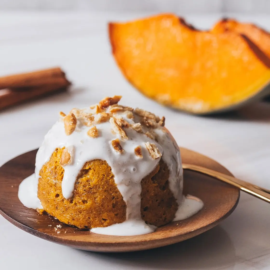 High Fiber Pumpkin Mug Cake