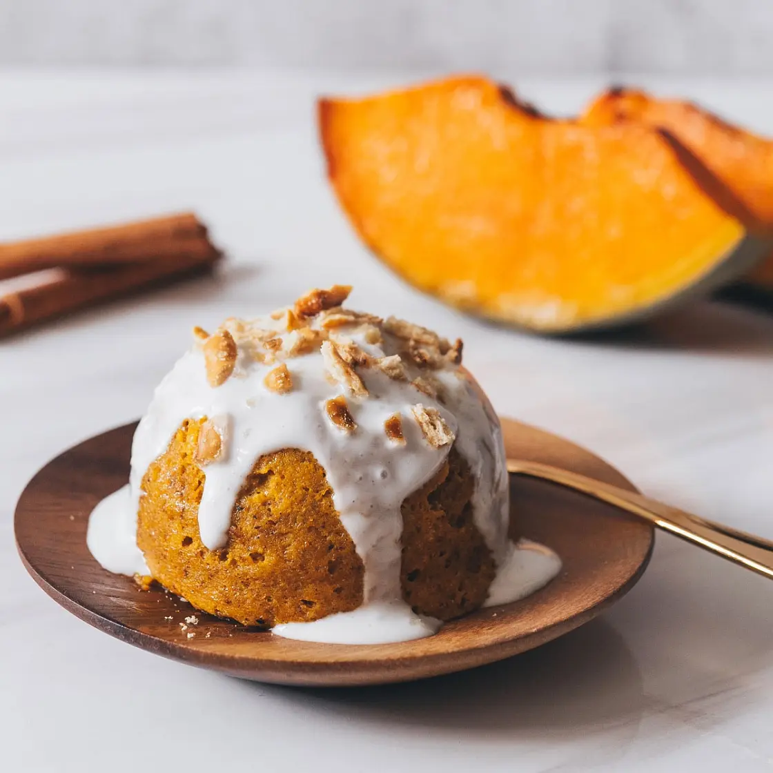 High Fiber Pumpkin Mug Cake
