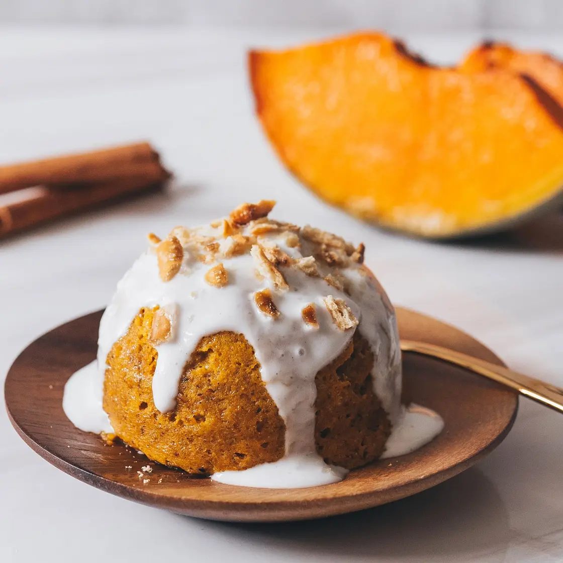 High Fiber Pumpkin Mug Cake