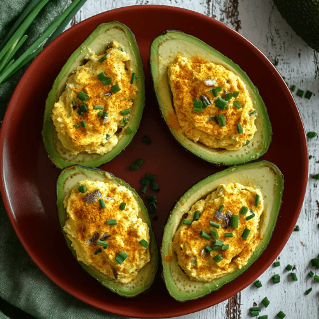 Paltas Rellenas con Sardinas y Mayonesa Keto