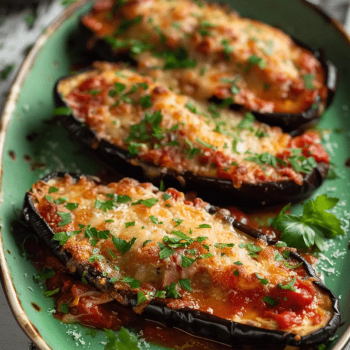 Berenjenas a la Parmesana con Salsa Pomodoro
