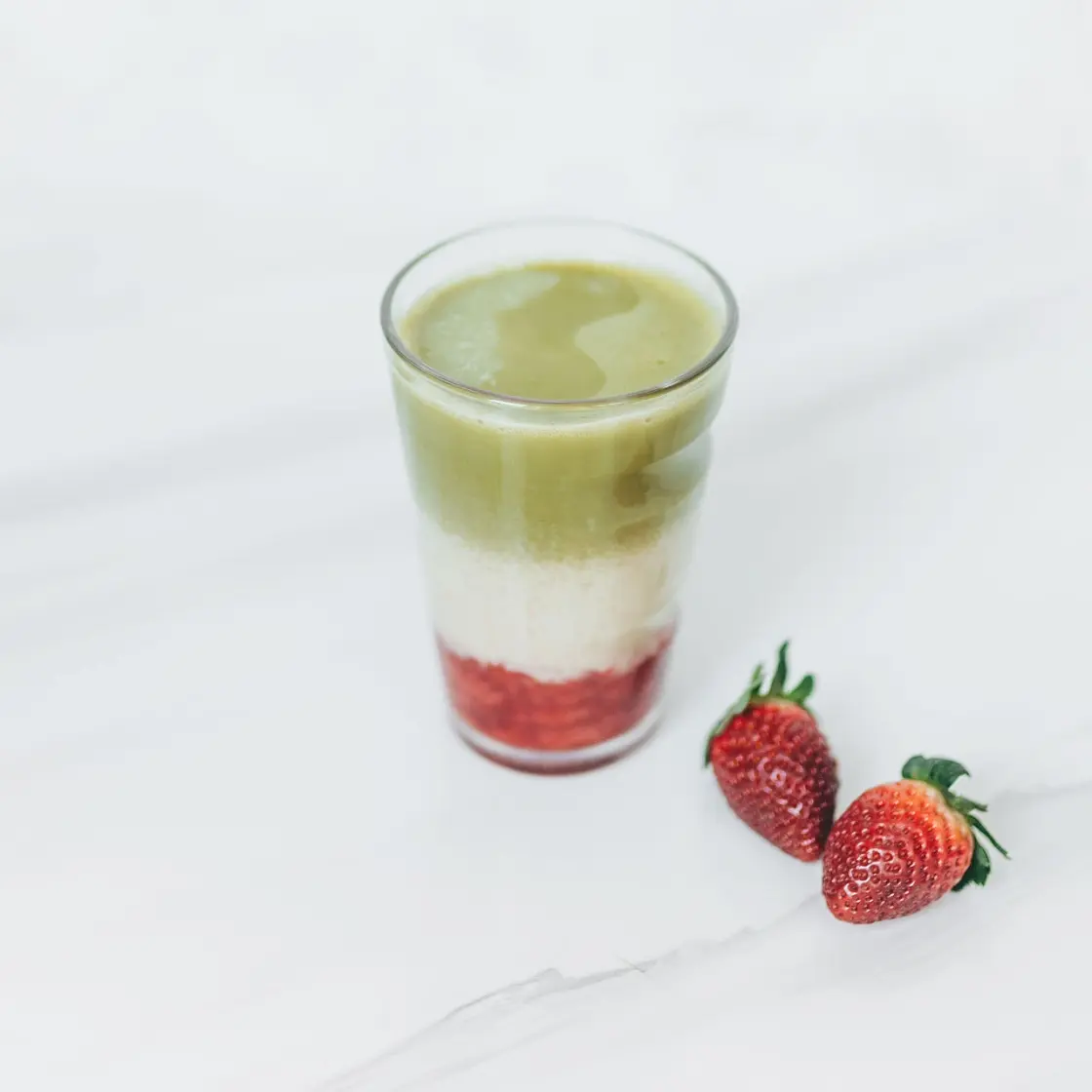 Strawberry Matcha Latte