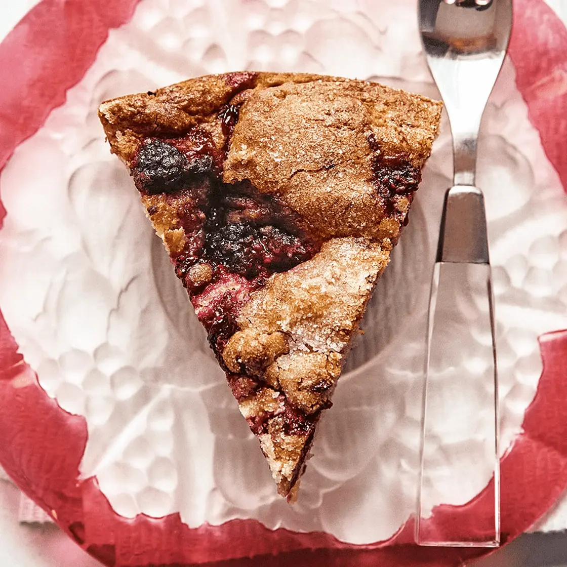 Alison Roman's raspberry ricotta cake