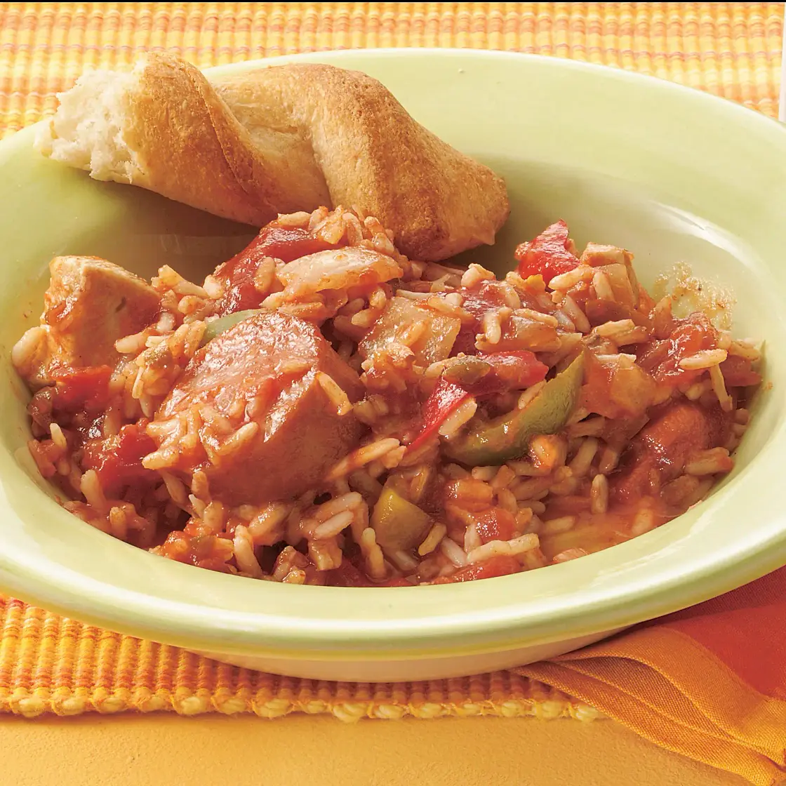 Easy Microwave Jammin' Jambalaya
