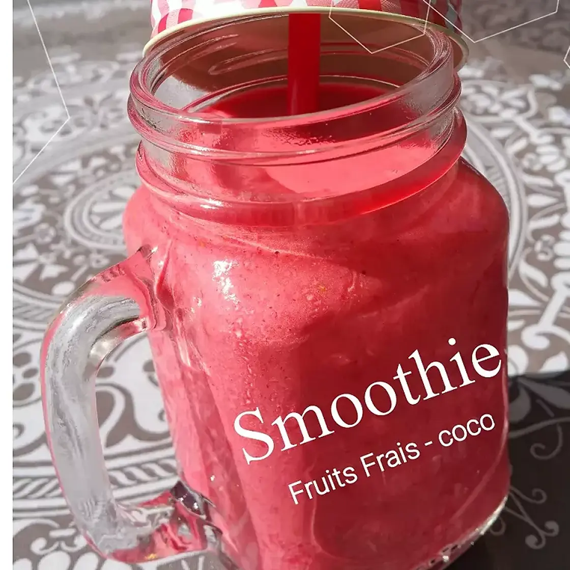 Smoothie fraîcheur fruits rouges & yaourt coco