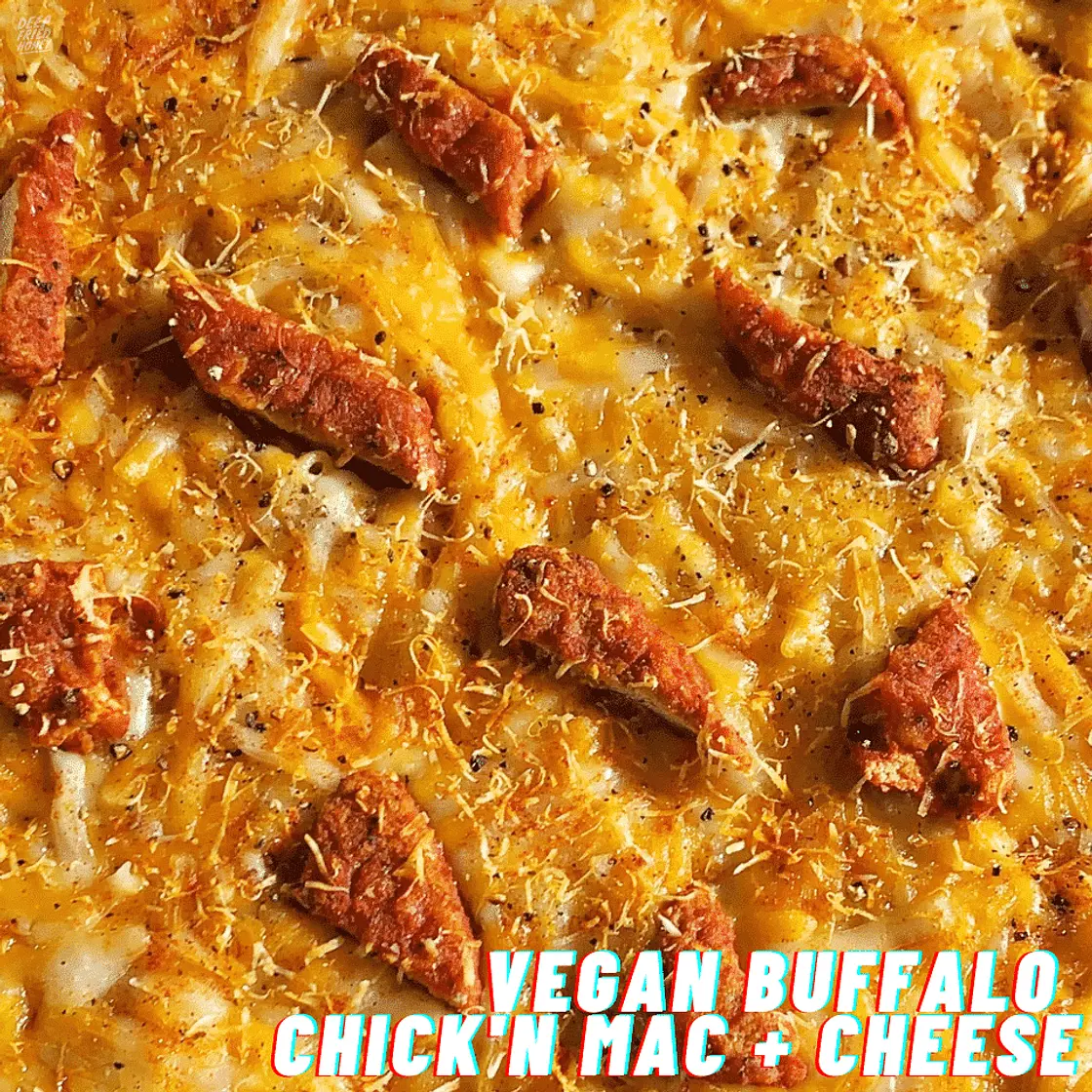 Vegan Buffalo Mac and Cheese
