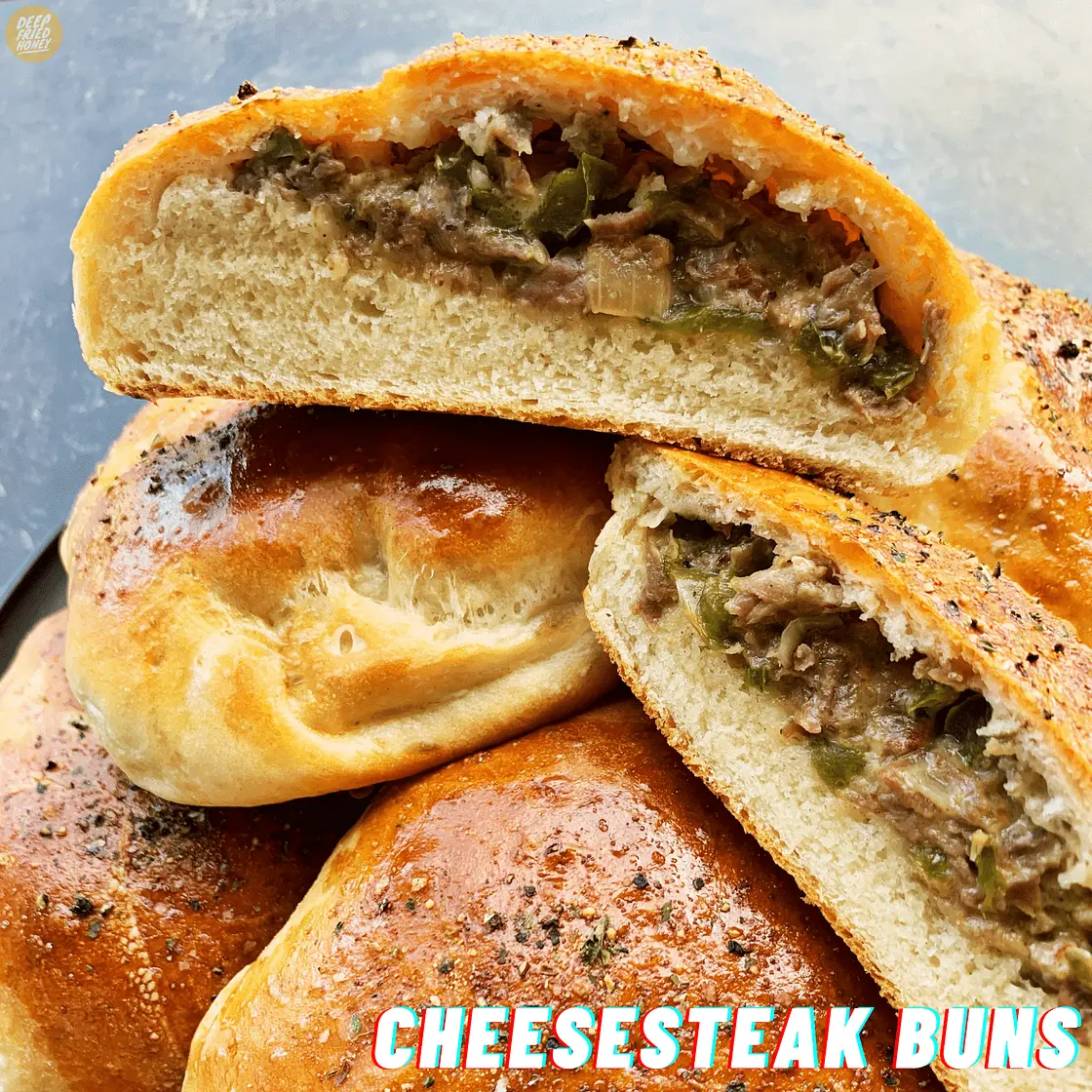 Cheesesteak Stuffed Milk Buns