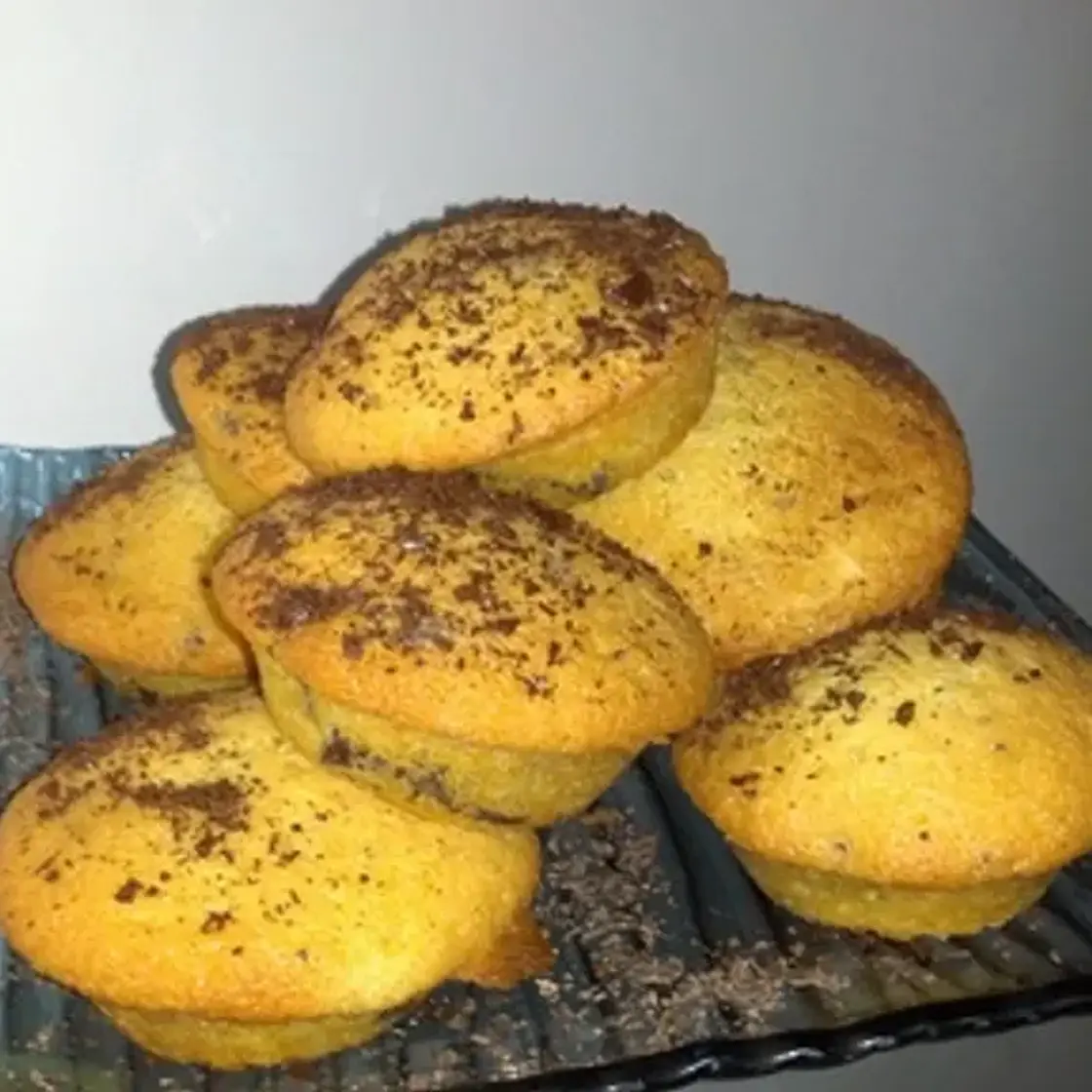 Petits cakes aux pépites de chocolat