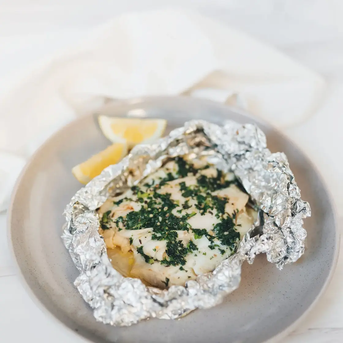 Easy Foil Pack Halibut