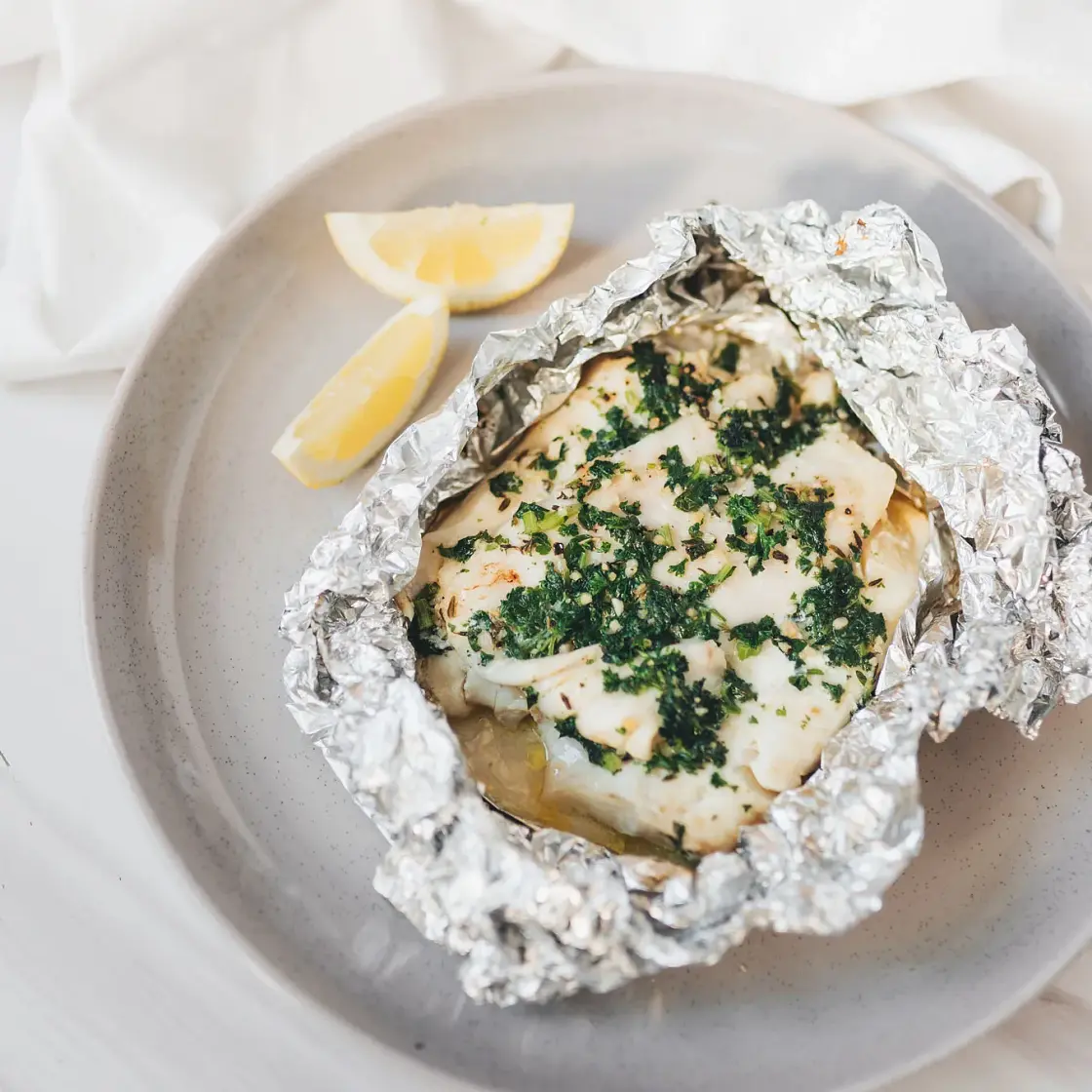 Easy Foil Pack Halibut
