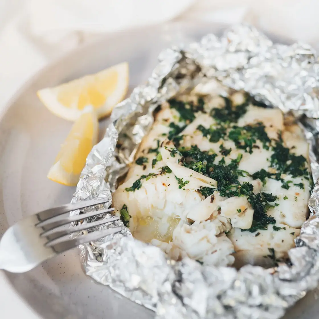 Easy Foil Pack Halibut
