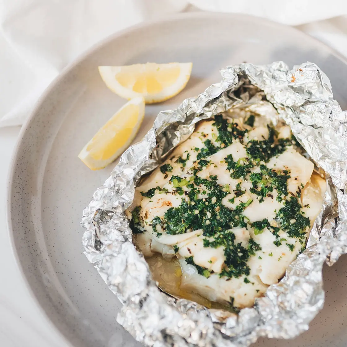 Easy Foil Pack Halibut