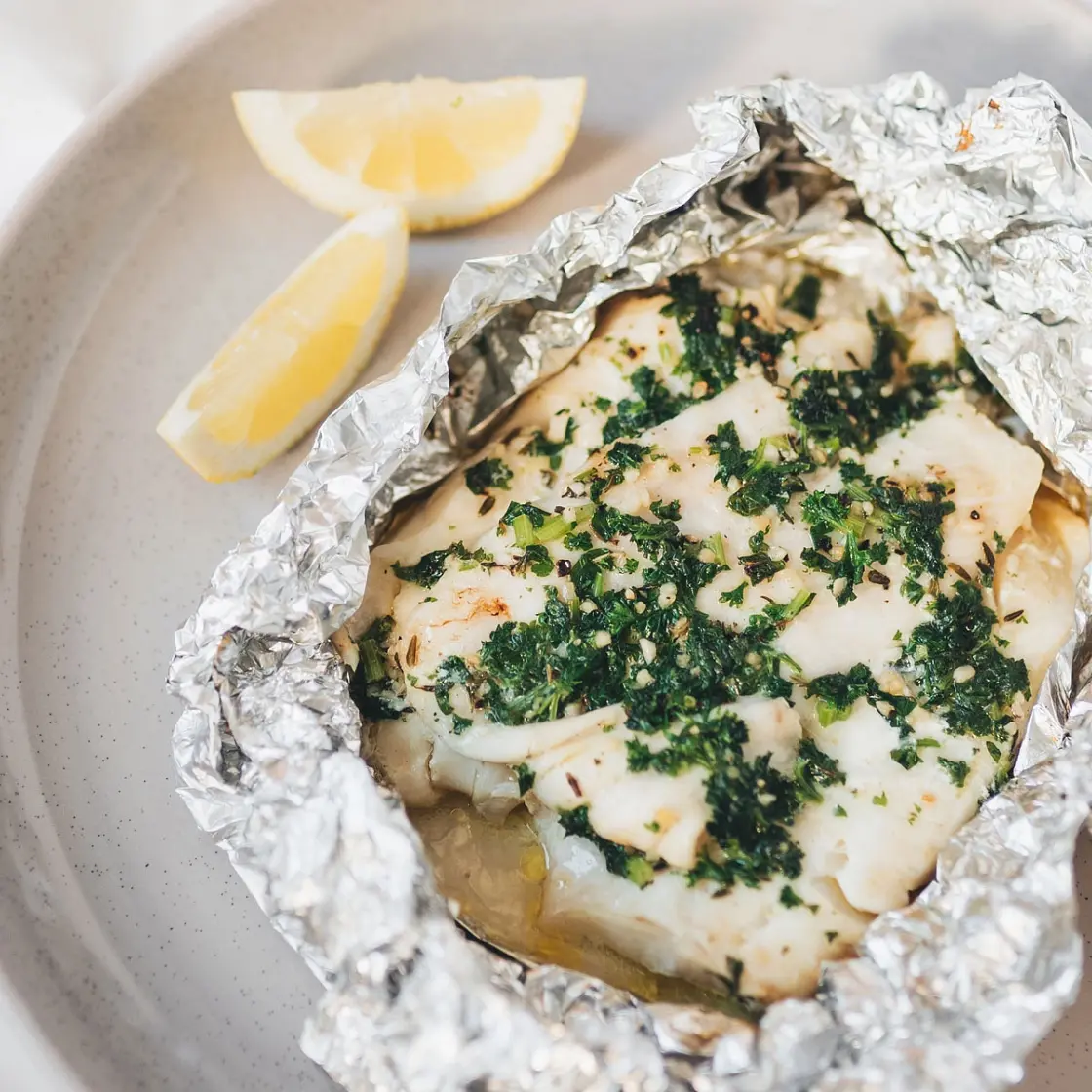 Easy Foil Pack Halibut