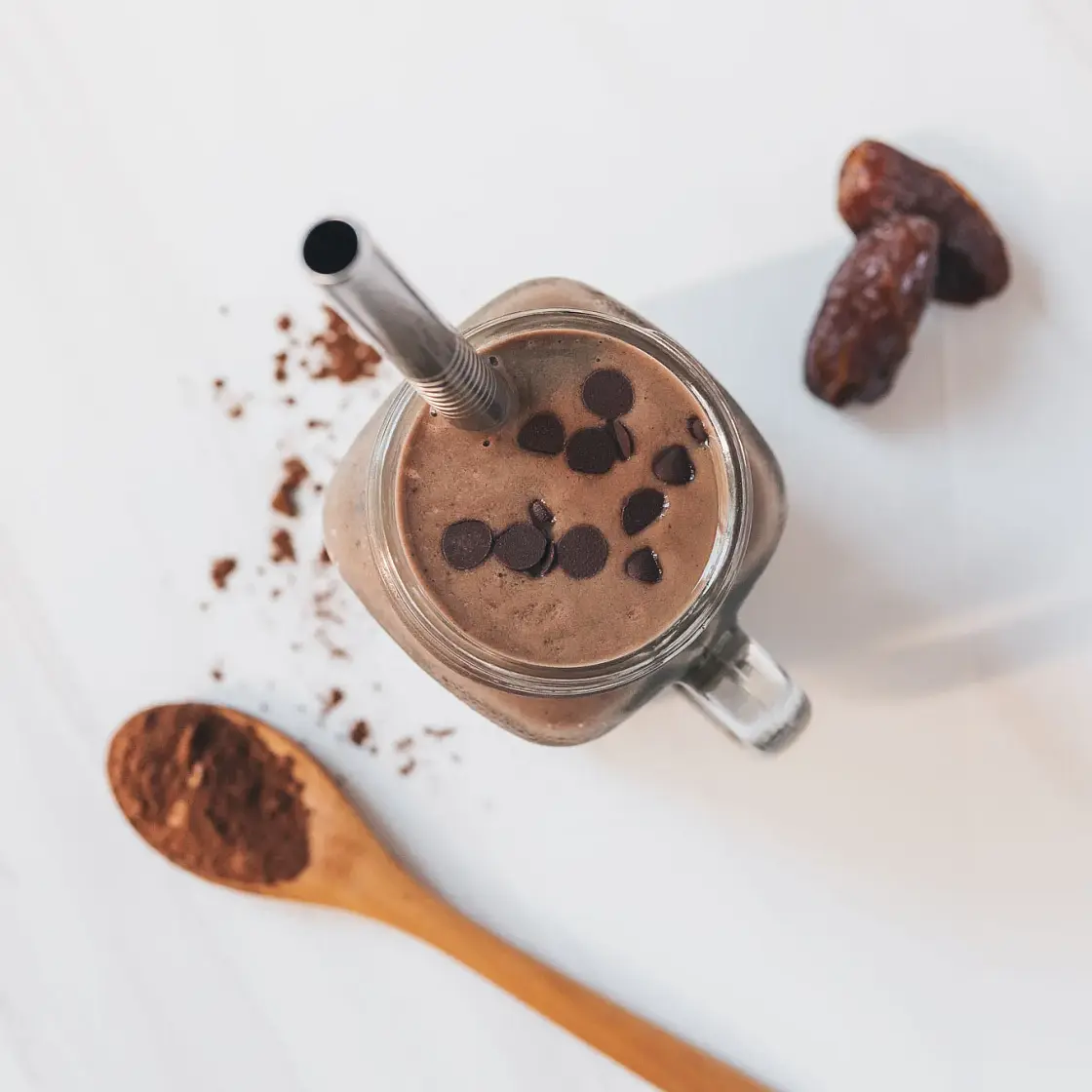 Banana-Free Chocolate Protein Smoothie