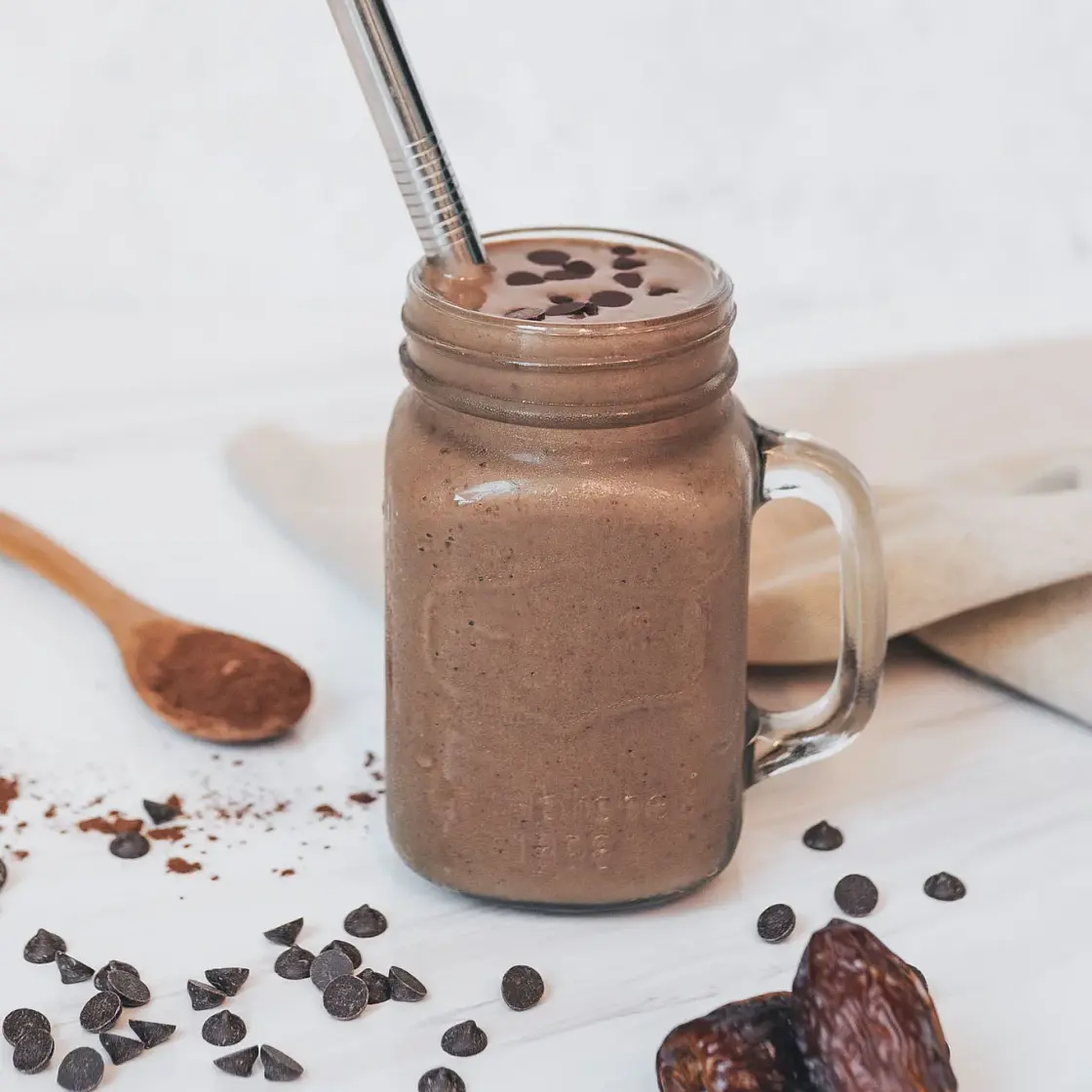Banana-Free Chocolate Protein Smoothie