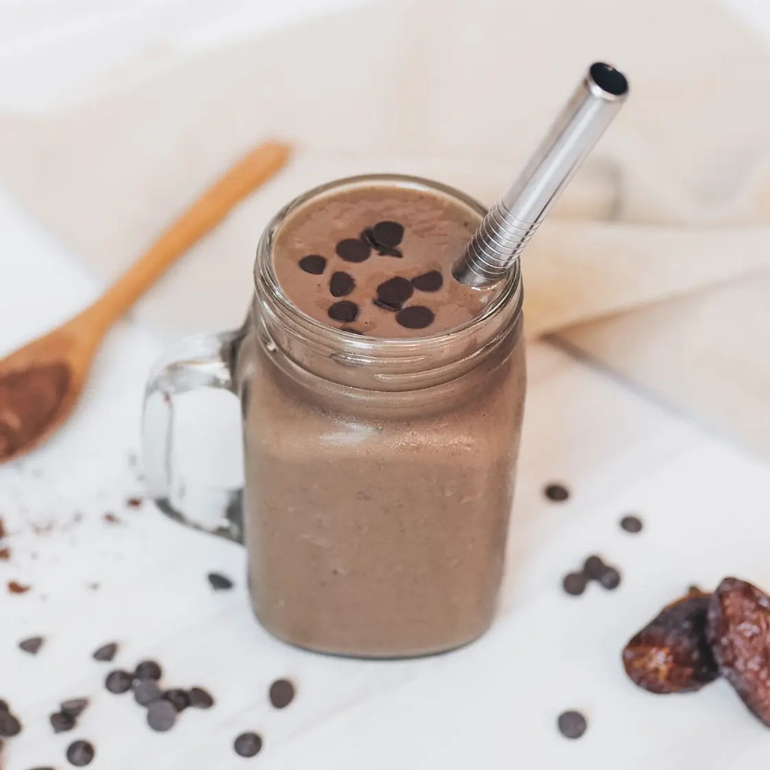 Banana-Free Chocolate Protein Smoothie