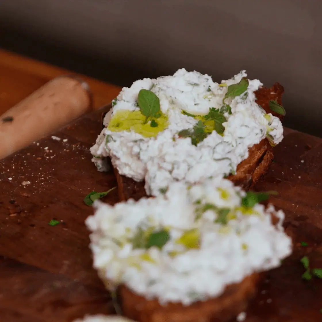 Bruschetta with Herb Ricotta
