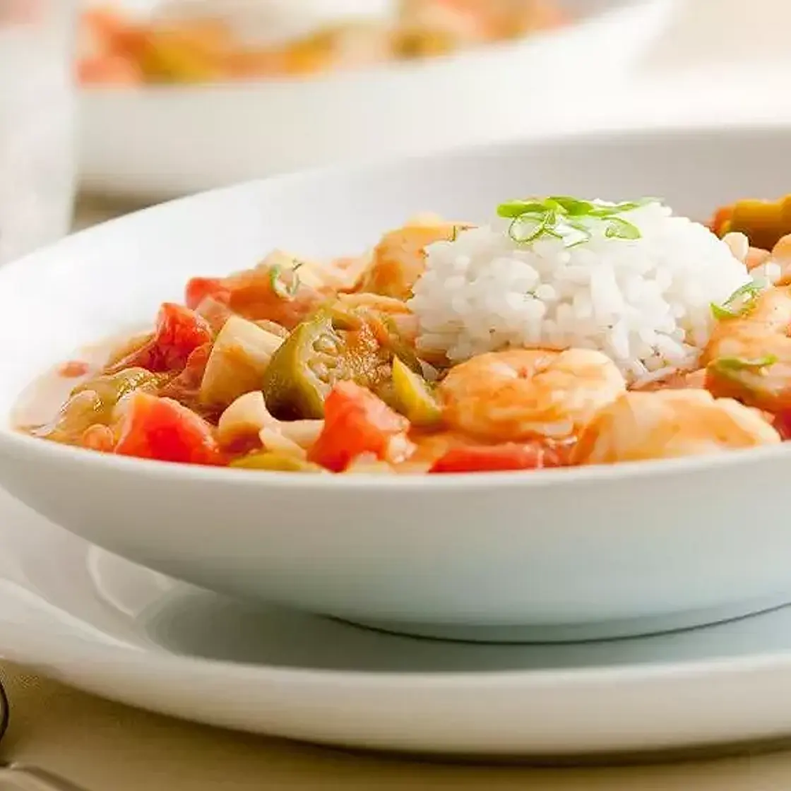 Gambas au lait de coco