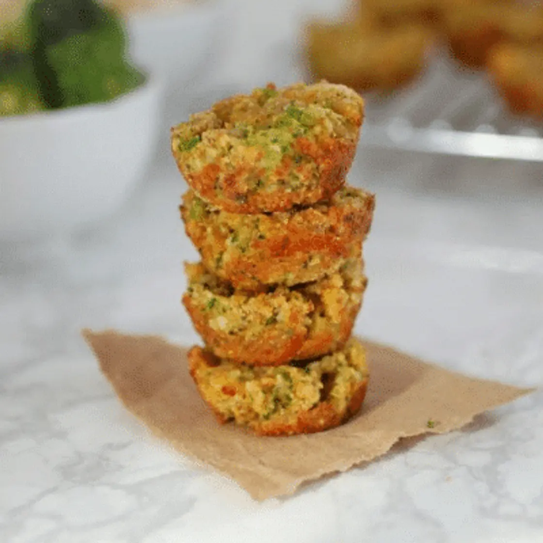 Broccoli and Cauliflower Bites