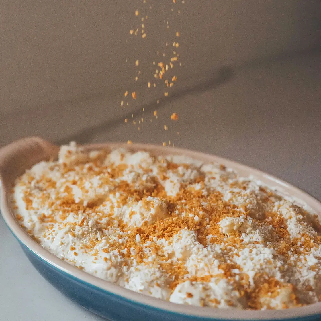 Vegan Cauliflower Cheese Bake