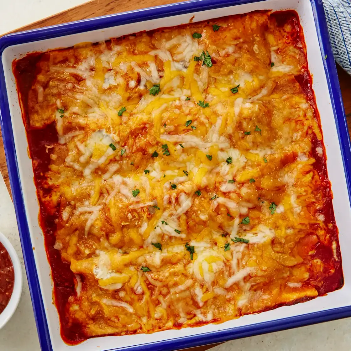 Easy Beef Enchiladas for Two