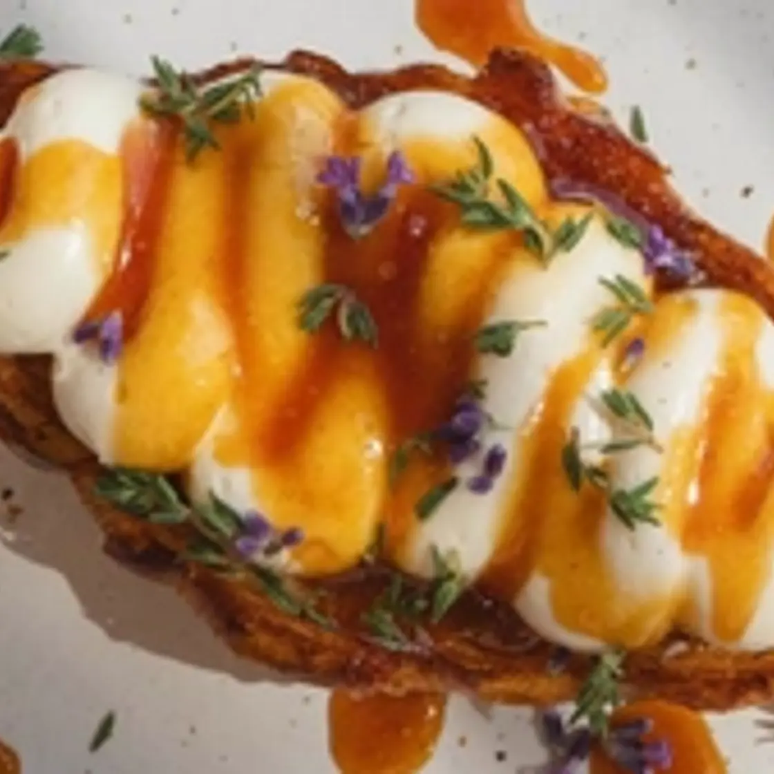 Whipped Ricotta with Honey Croissants