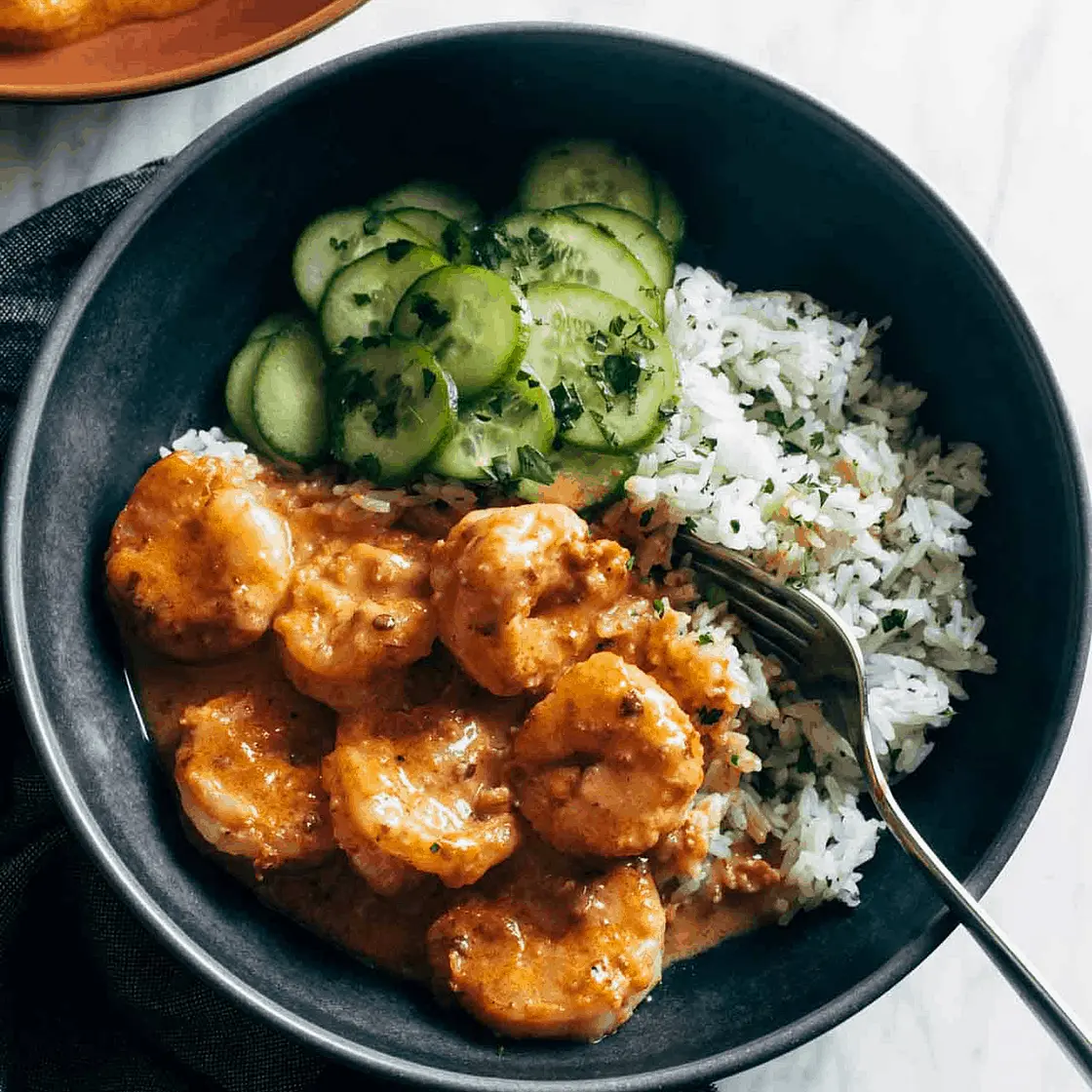 Chipotle Orange Shrimp with Cilantro Rice