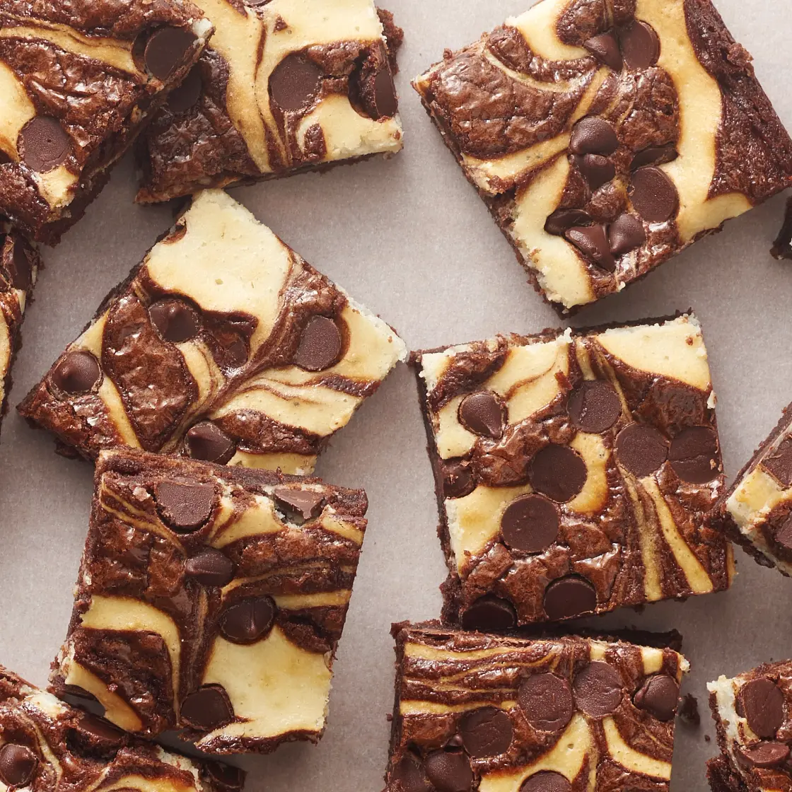 Cream Cheese Swirl Brownies