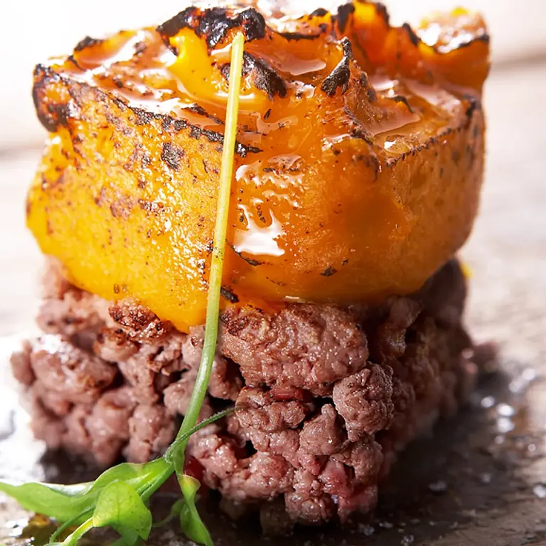 Parmentier de veau à la carotte et à la citrouille à la Kitchen Machine