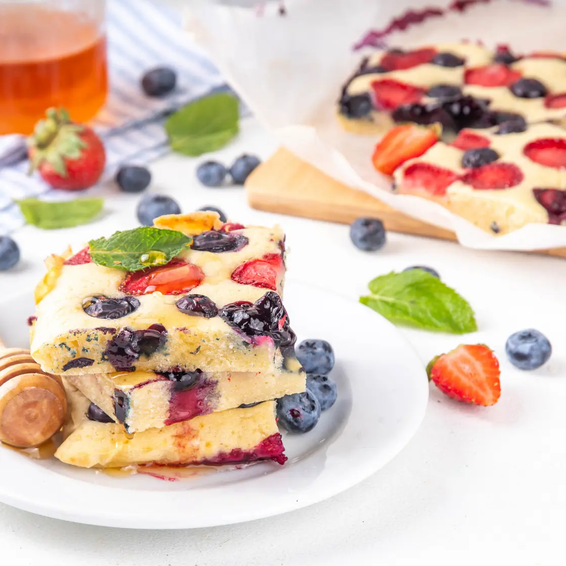 Gluten Free Sheet Pan Pancakes - Easy Pan Pancake