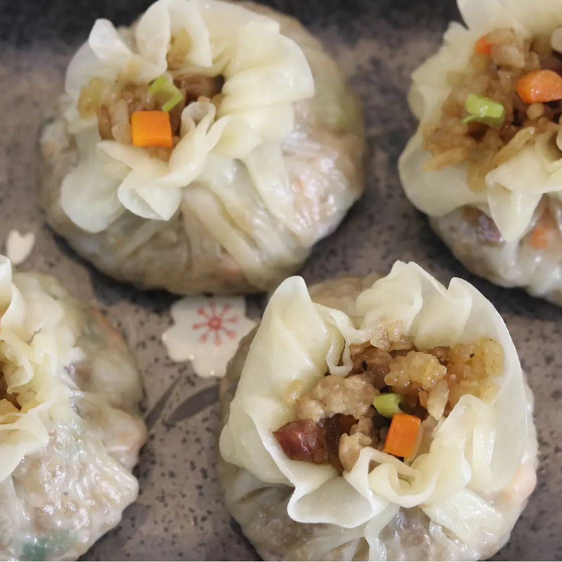 Glutinous Rice Siu Mai (Steamed Dumpling Recipe)