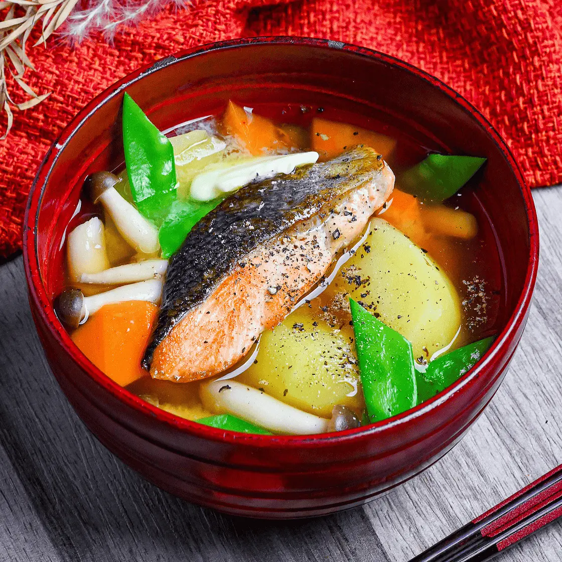Salmon Miso Soup