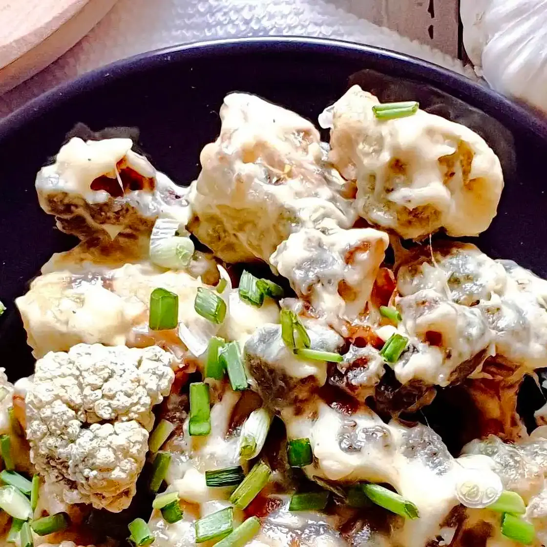 HOMEMADE Batter Fried Broccoli (with Creamy Sauce Recipe)