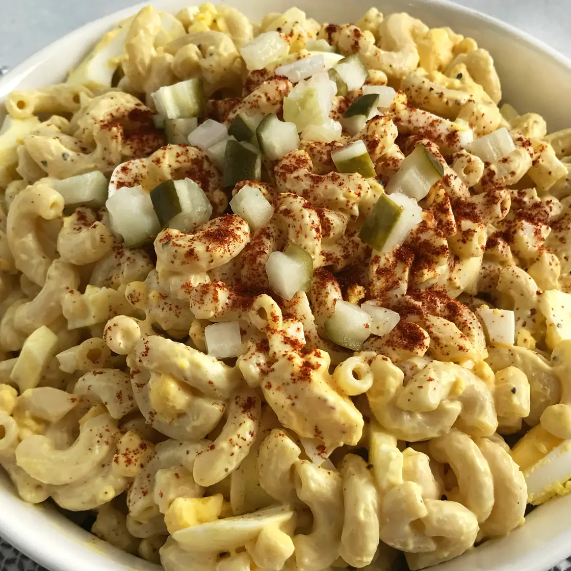 Deviled Egg Pasta Salad
