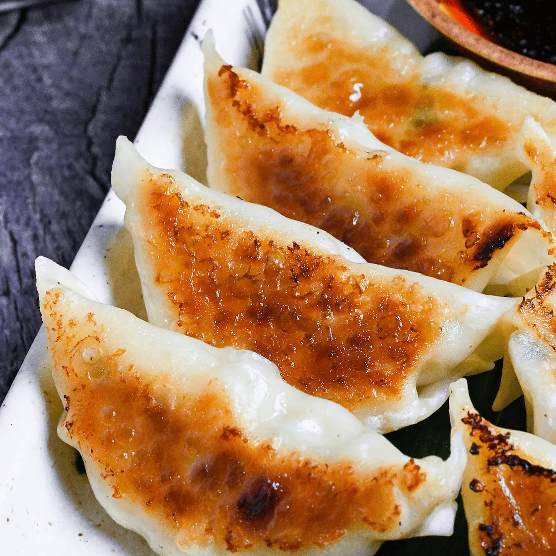 Crispy Pork Gyoza (Japanese Pan Fried Dumplings)