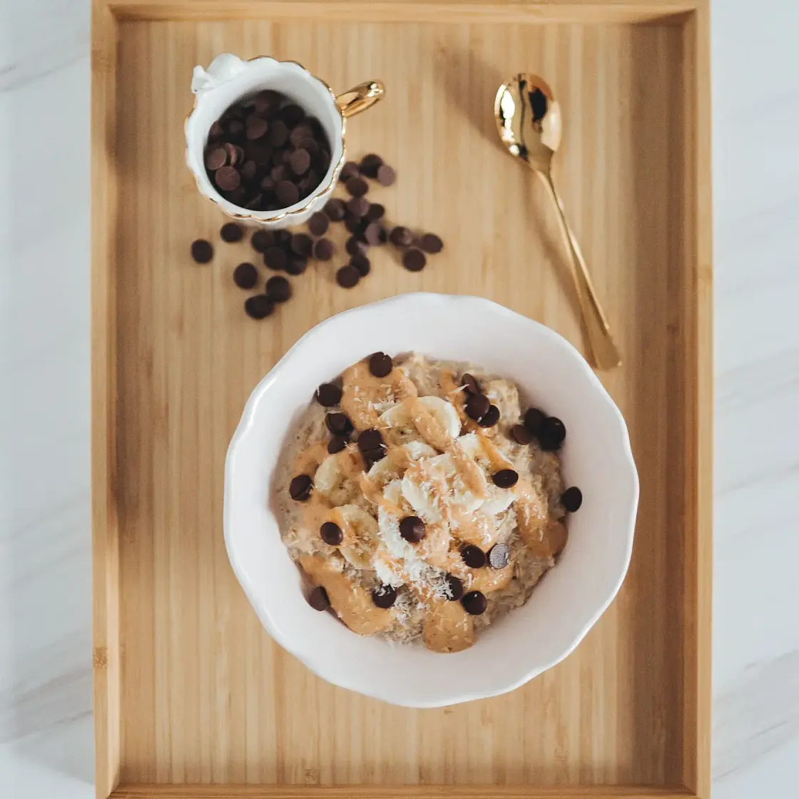 Healthy Banana Almond Oatmeal