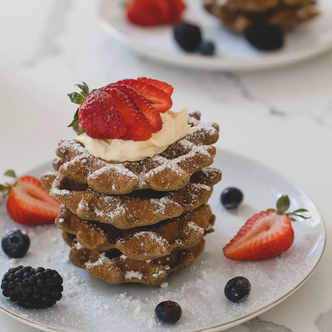 Low Carb High Protein Waffles - GF