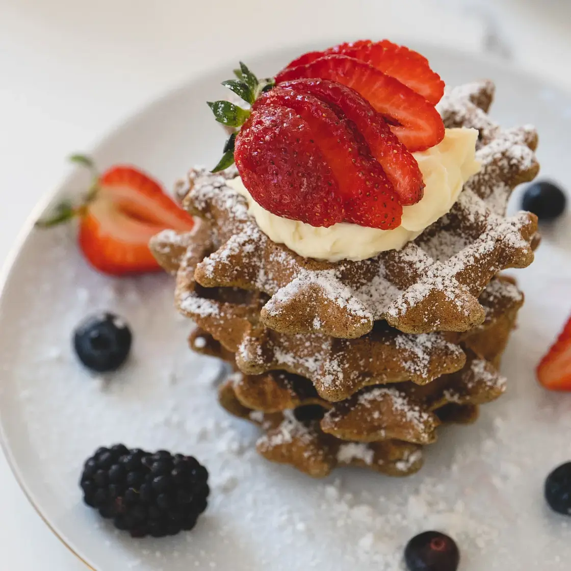 Low Carb High Protein Waffles - GF