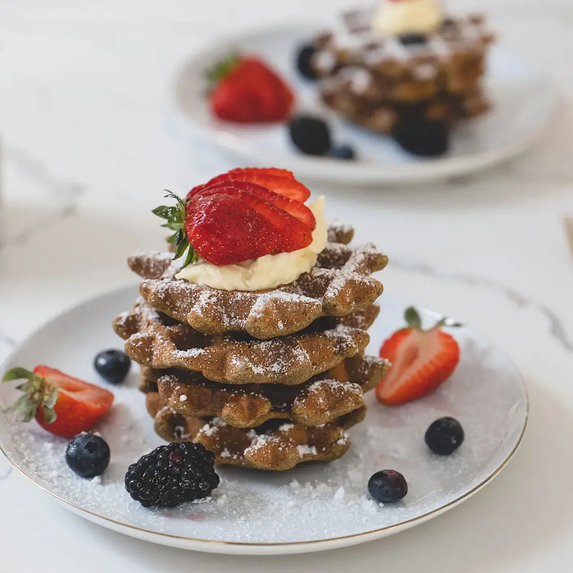 Low Carb High Protein Waffles - GF