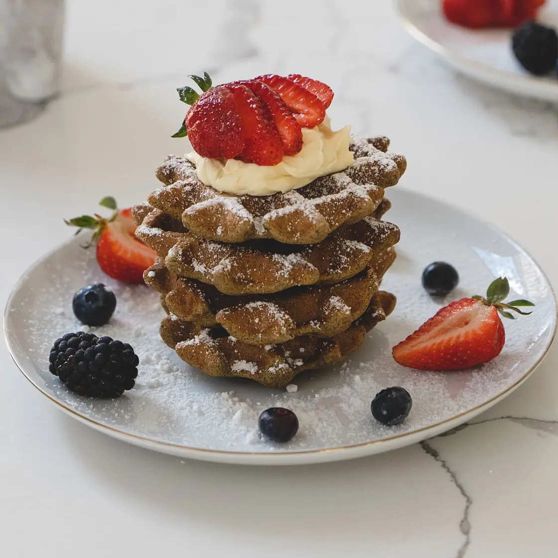 Low Carb High Protein Waffles - GF