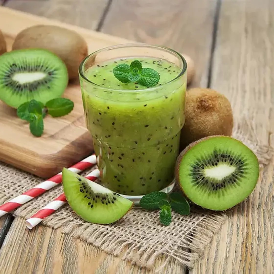 Smoothie kiwi citron miel
