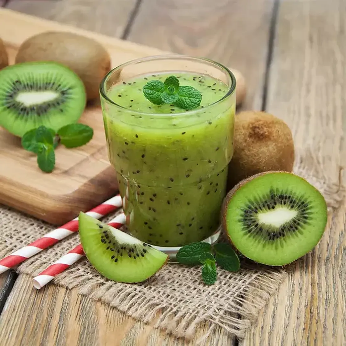 Smoothie kiwi citron miel