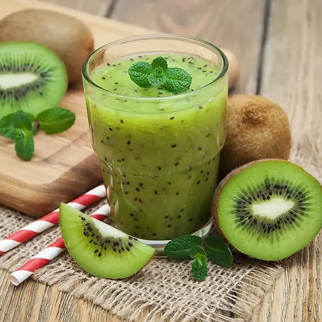 Smoothie kiwi citron miel