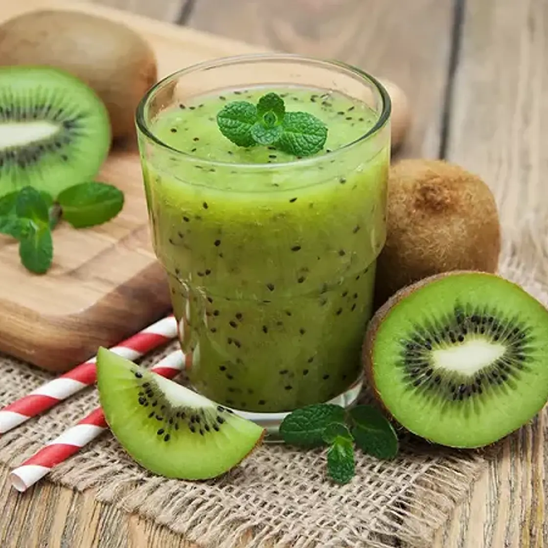 Smoothie kiwi citron miel