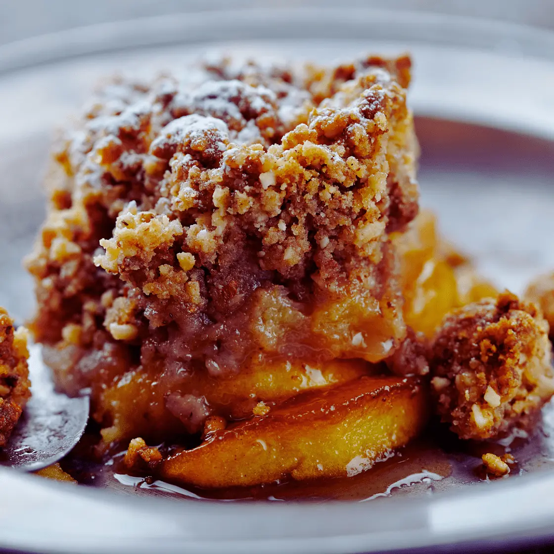 Gluten Free Apple Peach Crumble Recipe