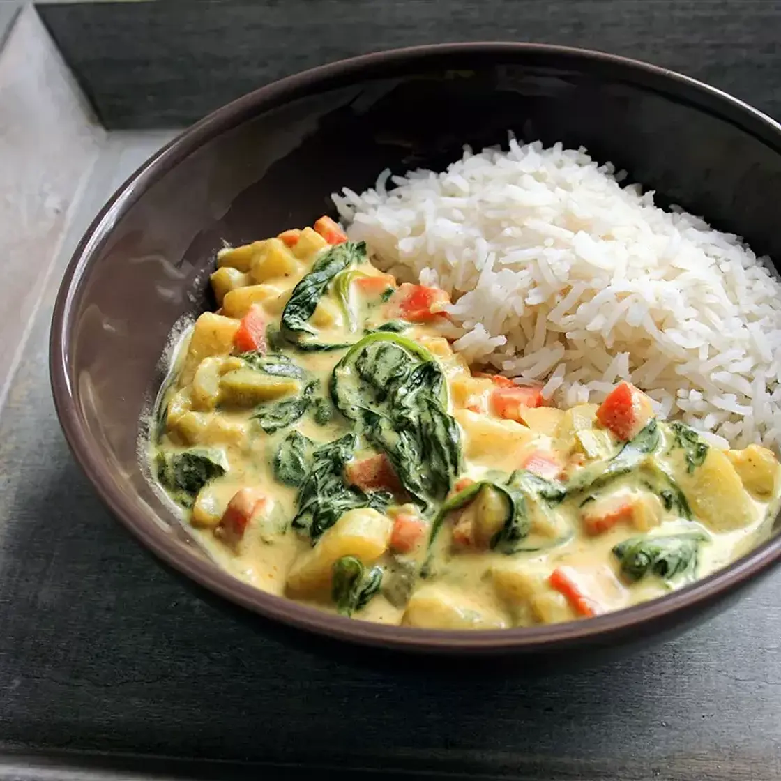 Curry de légumes (végétalien)