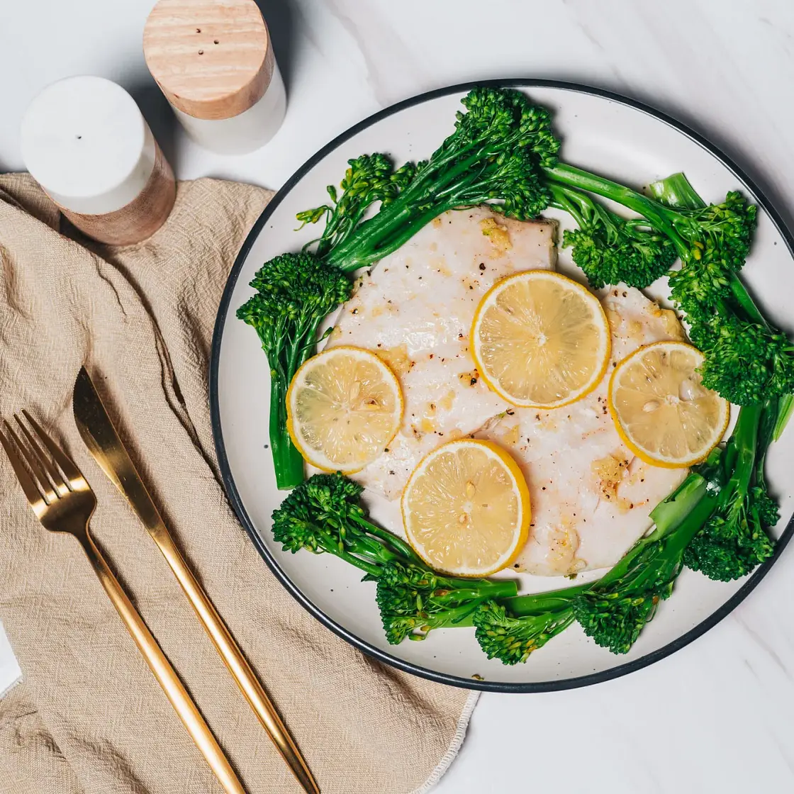 Sheet Pan Garlic Lemon Tilapia