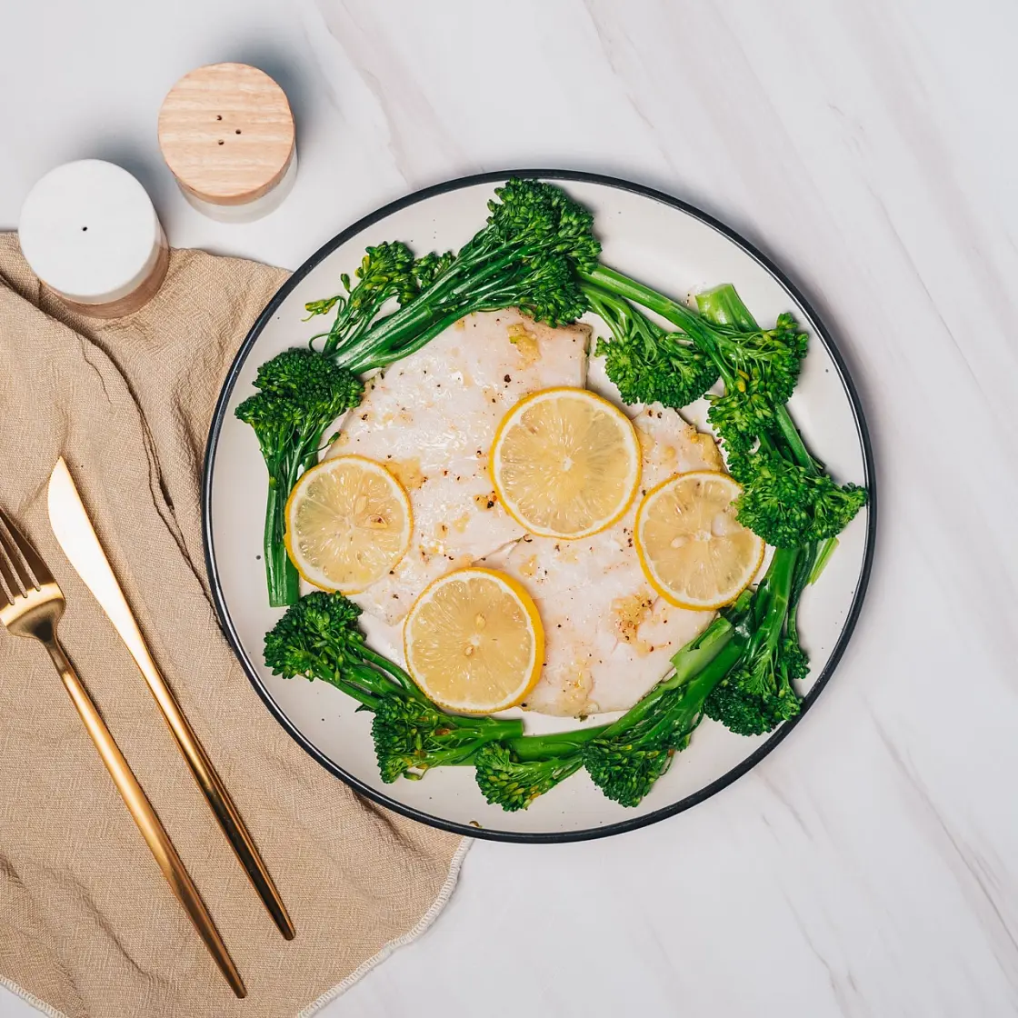 Sheet Pan Garlic Lemon Tilapia