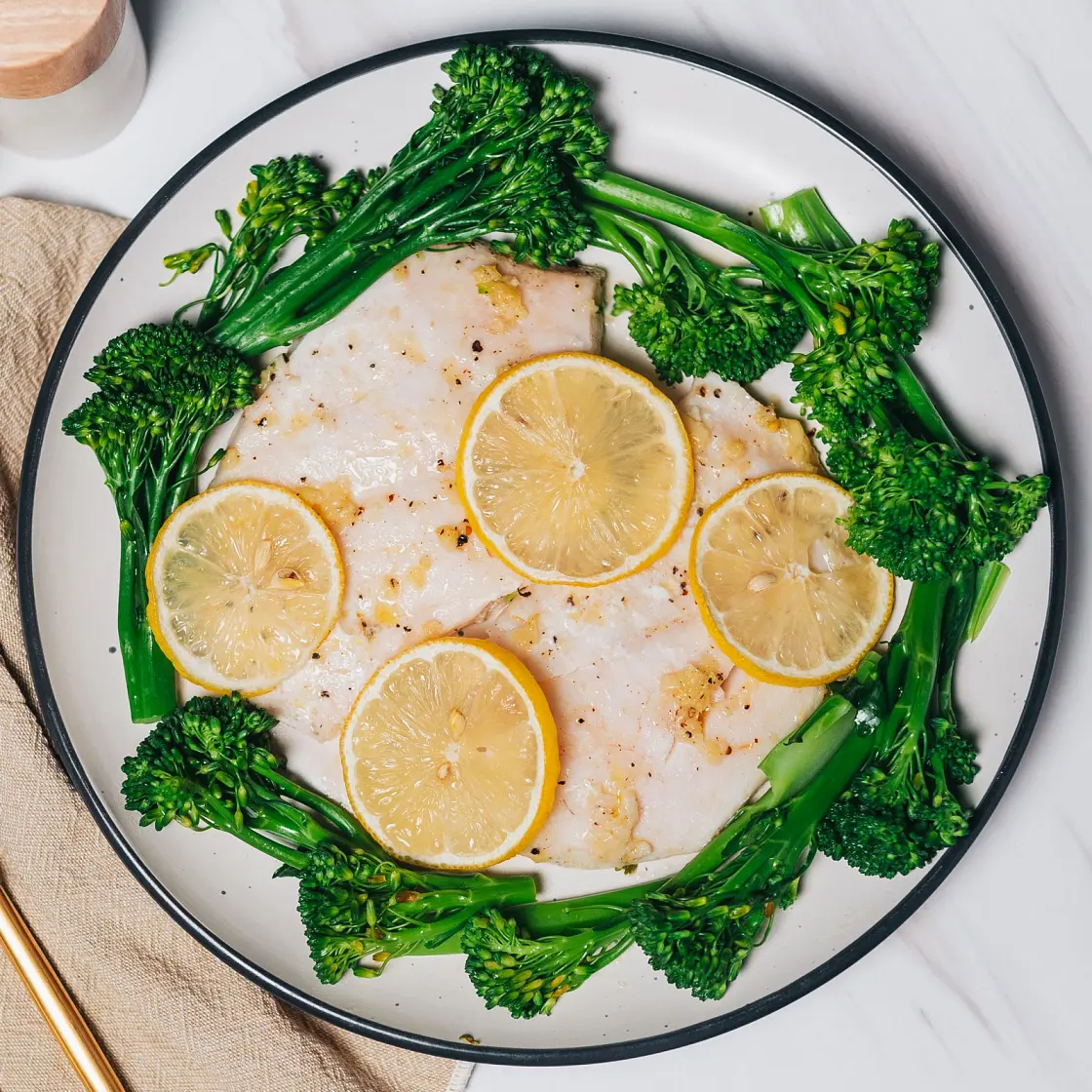 Sheet Pan Garlic Lemon Tilapia